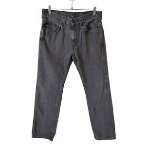 LEVI'S Men's 513 Slim Straight Jeans Black Size 36x34 Denim Casual Y2K Comfort